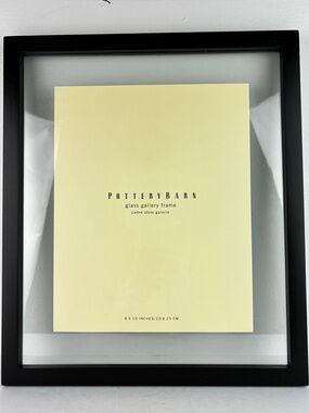 Pottery Barn NWOT Floating Glass Gallery Frame